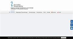 Desktop Screenshot of meiring-uebersetzungen.de